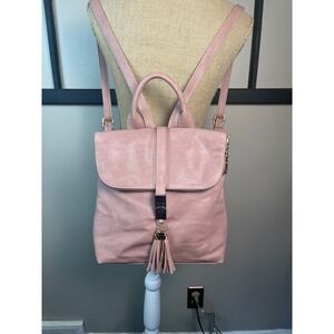 Miztique Convertible Backpack Purse Shoulder Bag Mauve Pink Travel